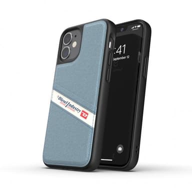 Diesel iPhone 12 Mini Skal Moulded Case Denim Blå
