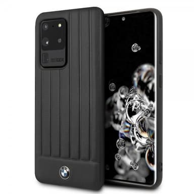 BMW Samsung Galaxy S20 Ultra Skal Leather Lines Svart