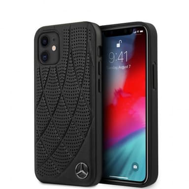 Mercedes Benz iPhone 12 Mini Skal Bow Cover Svart