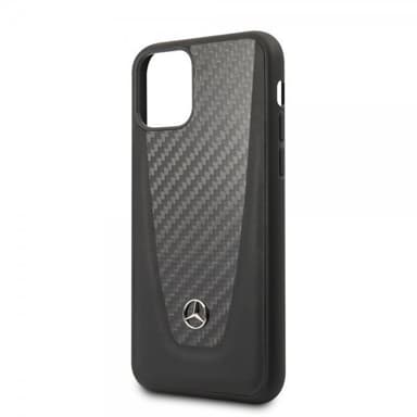 Mercedes Benz iPhone 11 Skal Kolfibertextur Svart
