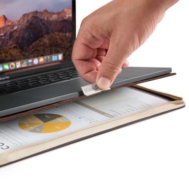 Twelve South MacBook Pro 16 (A2141) Fodral BookBook Äkta Läder Brun