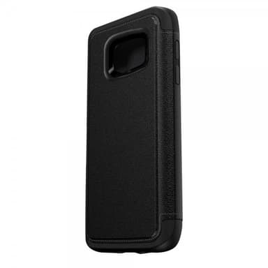 Samsung Galaxy S7 Fodral Strada Series Äkta Läder Svart