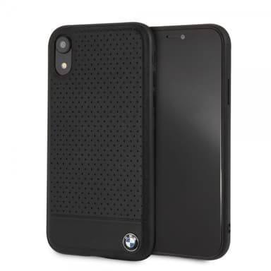 BMW iPhone Xr Skal Logo Perforerad Svart