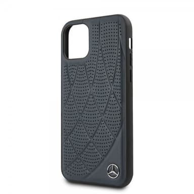Mercedes Benz iPhone 11 Pro Skal Perforerad Mörkblå