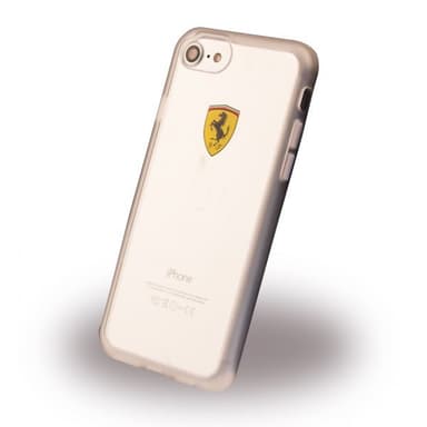 Ferrari Racing Shield Skal till Apple iPhone 8/7 Frostad Klar