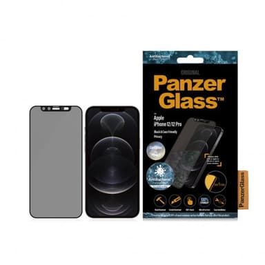iPhone 12/iPhone 12 Pro Skärmskydd Edge-to-Edge Camslider Privacy