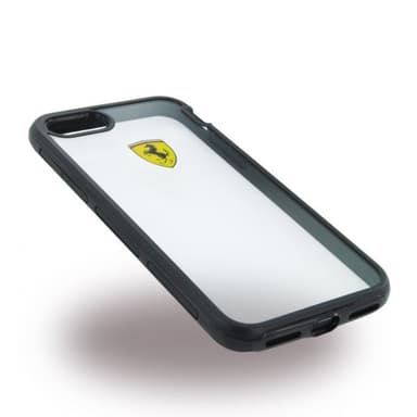 Ferrari Racing Shockproof Skal till Apple iPhone 7/8/SE Svart