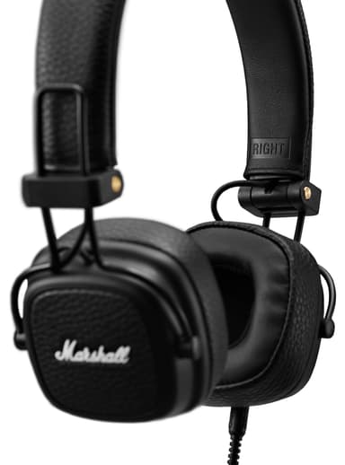 Marshall Major III on-ear hörlurar (svart)