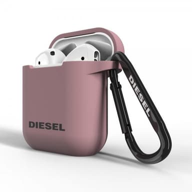 Diesel AirPods (1/2) Skal Silicone Dusty Pink