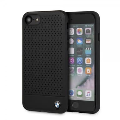 BMW iPhone 7/8/SE Skal Logo Perforerad Svart