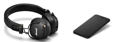 Marshall Major III trådlösa on-ear hörlurar (svart)