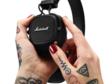 Marshall Major III trådlösa on-ear hörlurar (svart)