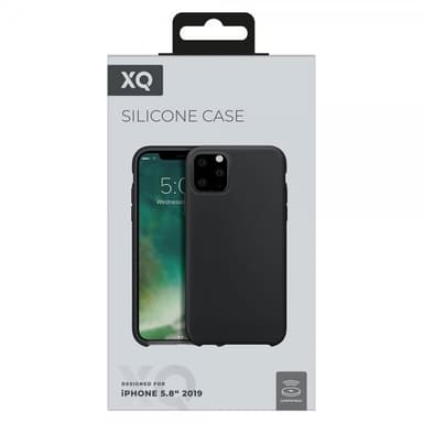 XQISIT iPhone 11 Pro Skal Silicone Svart