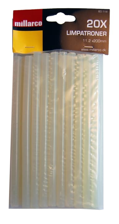Limpatroner 11,2x200 mm - 20 stk.