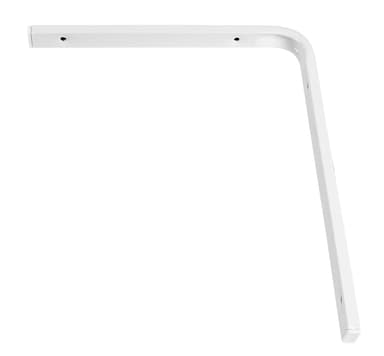 Hylleknekt F-profil 250x300 mm - hvit