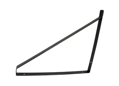 Hylleknekt matt svart 200 mm