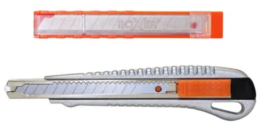 Hobbykniv 9 mm inkl. 10 ekstra knivblader