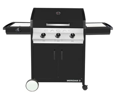 Gassgrill 3B + SB - svart "Meridian"