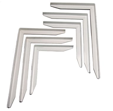 Multiknekt høyre 250x300 mm - hvit