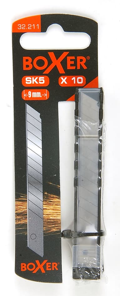 Knivblad 9 mm x 10 stk.- SK5-stål