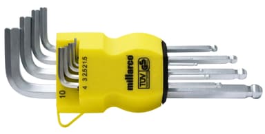 Sekskantnøklesett 1,5-10 mm - 9 deler