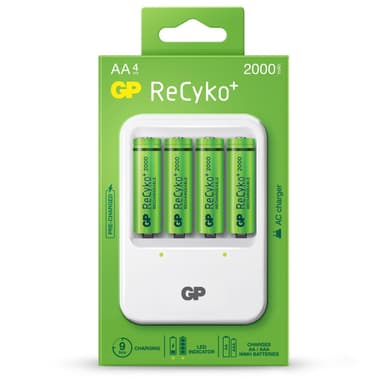 ReCyko PB420 Batteriladdare inkl 4xAA 2000mAh