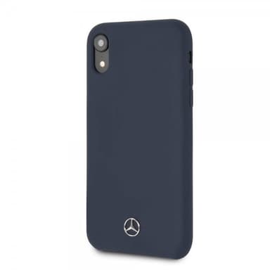 Mercedes Benz iPhone Xr Skal Silikon Logo Mörkblå