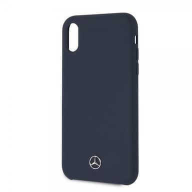 Mercedes Benz iPhone Xr Skal Silikon Logo Mörkblå