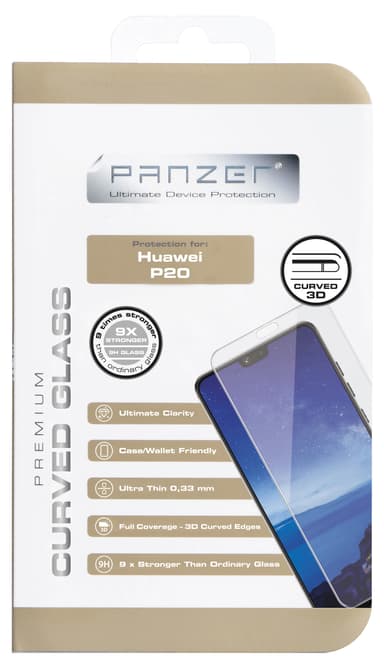 Panzer Huawei P20 skärmskydd (transparent)