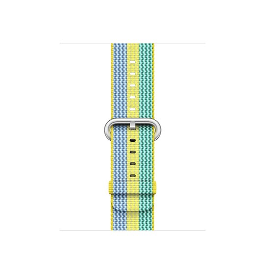 Apple Watch armband 38 mm vävt nylon (pollen ränder)