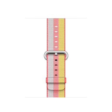 Apple Watch armband 42 mm vävt nylon (röd rand)