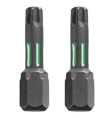 Bits, 25 mm, torsion, T20, 2 st., på SB-kort