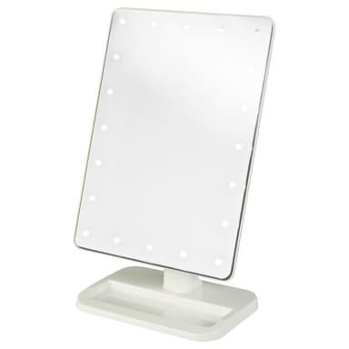 UNIQ Classic Hollywood Sminkspegel med LED-lampor - Vit