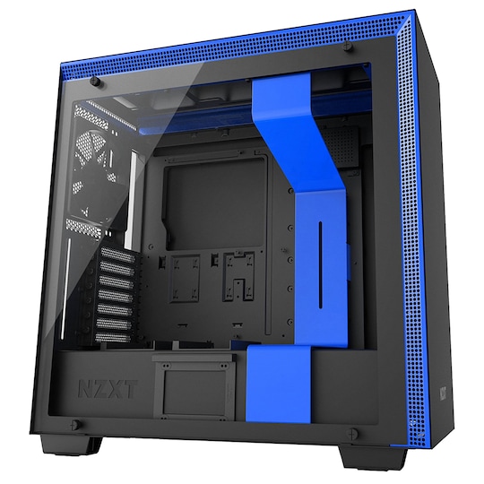 NZXT H700i ATX PC Chassi (svart/blå)