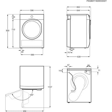 Electrolux Serie 800 Torktumlare EW8H648G7 (8kg)