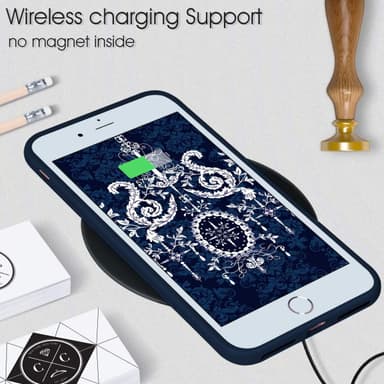 iPhone 7/8/SE extra stöttåligt skal - mörkblå