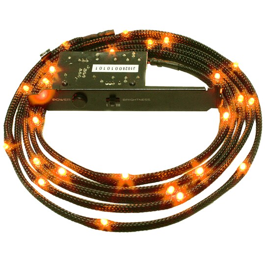 NZXT flätad orange kabel LED belysning (1 m)