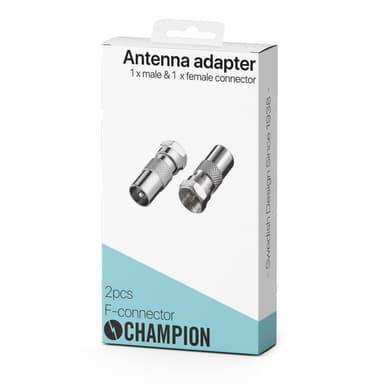 Antennkontakt Hane-F + Hona-F