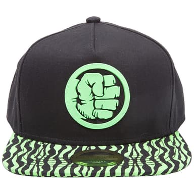 Marvel - Hulk snapback keps (svart/grön)