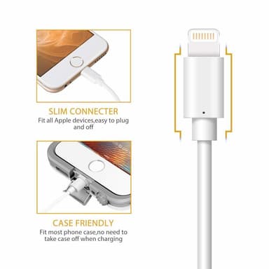 Lightning till USB kabel (1 m)