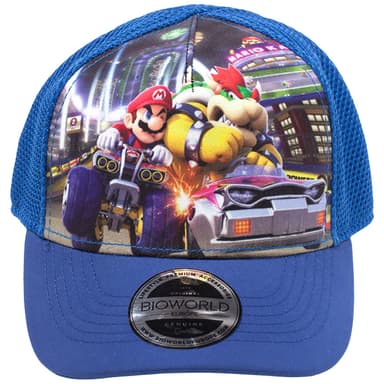 Nintendo - Mario vs Bowser keps barn (blå) Nintendo - Mario vs Bowser keps barn (blå)