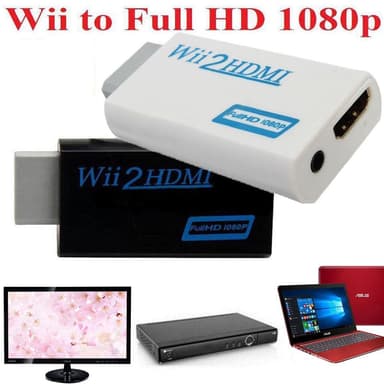 INF Nintendo Wii till HDMI adapter - full HD 1080p Vit