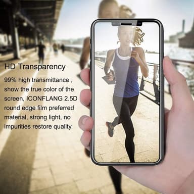 Skärmskydd iPhone 11 Pro / X / XS Härdat glas Transparent