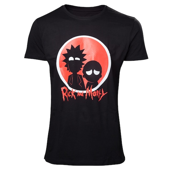 T-shirt Rick & Morty - röd logotyp (M)