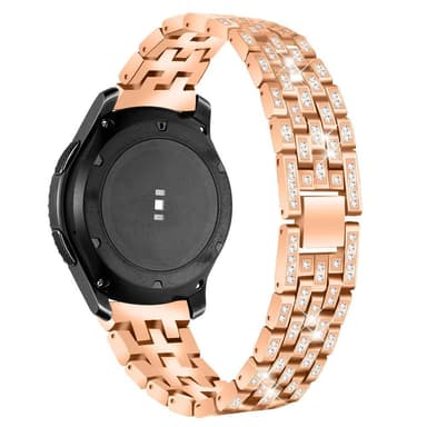 Samsung Galaxy 42 mm armband roségold med strass