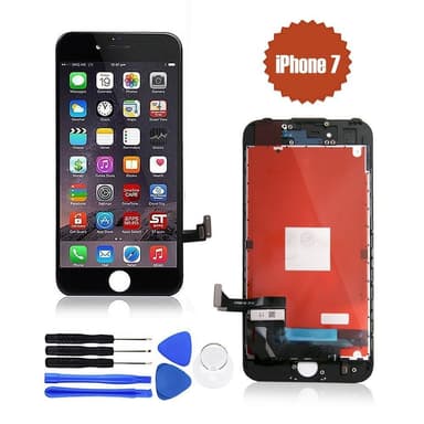 Utbytesdisplay för iPhone 7 - Svart