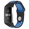 Fitbit Charge 3 armband i silikon svart/blått - L