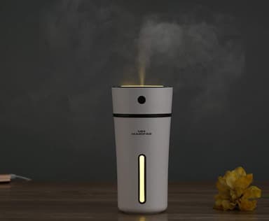 Ultraljud luftfuktare med USB och LED ljus
