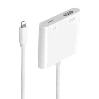Lightning till HDMI adapter med genomgående laddning - full HD