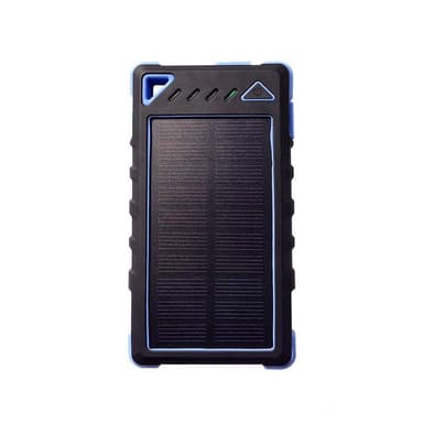 DOCA D-S8000 Powerbank solcellsladdare 8000 mAh - blå